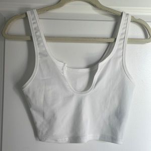 Scoop Neck Cropped Tank